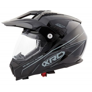Enduro helma XRC Dual Alpiner black/light grey